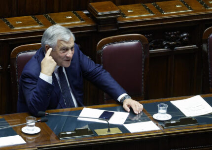 Il ministro degli Esteri e vicepremier, Antonio Tajani