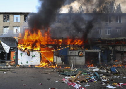 Bilancio feriti raid russo Donetsk