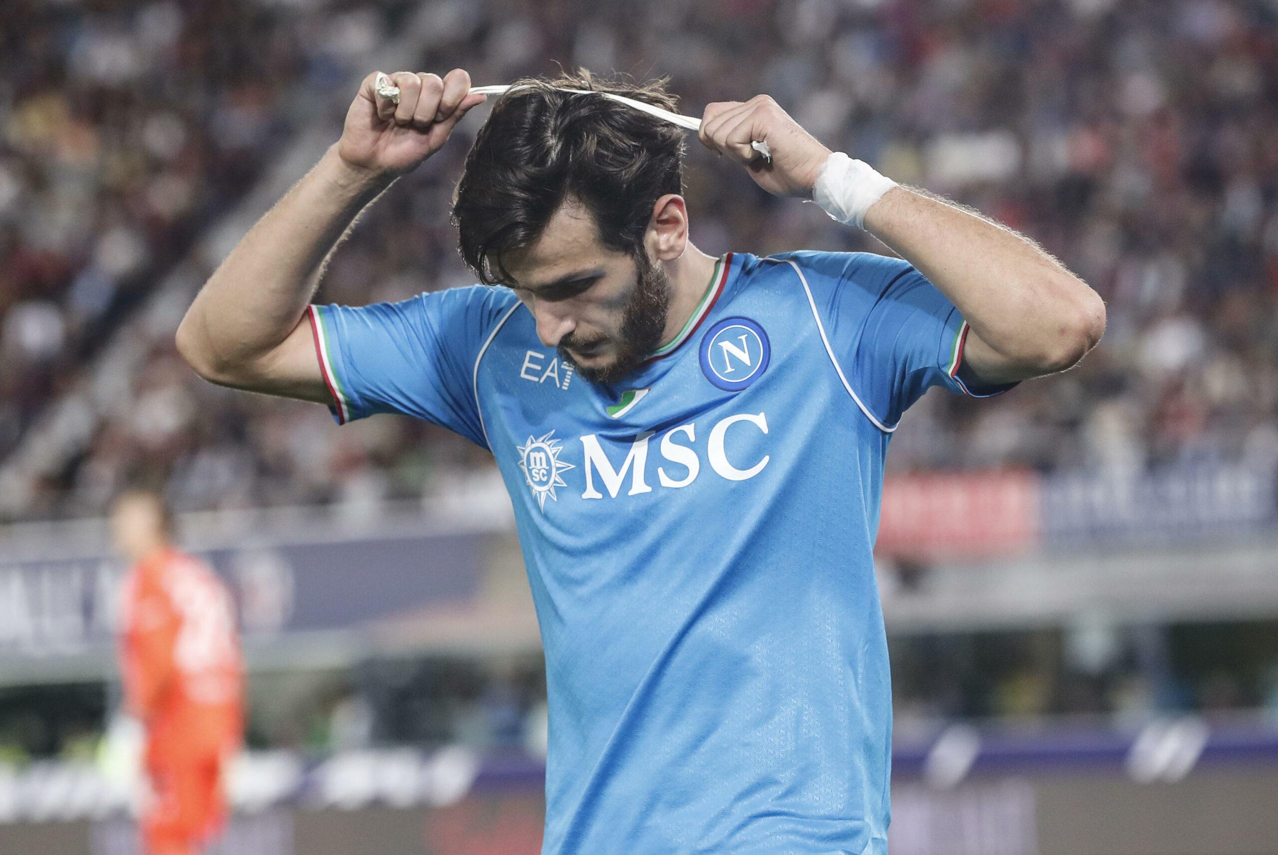 Kvaratskhelia, aria di addio? L'agente del talento georgiano, Mamuka Jugeli, in un'intervista ai media della Georgia apre al trasferimento del suo assistito a partire da quest'estate: 