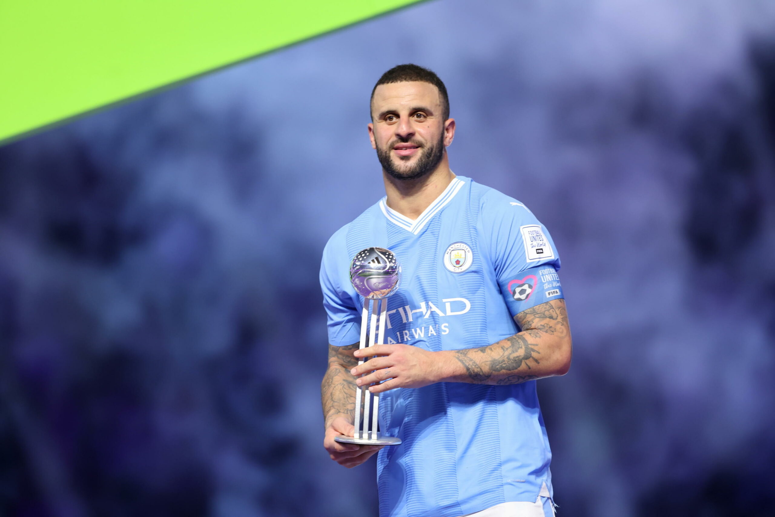 Kyle Walker choc, il calciatore del Manchester City aveva una doppia