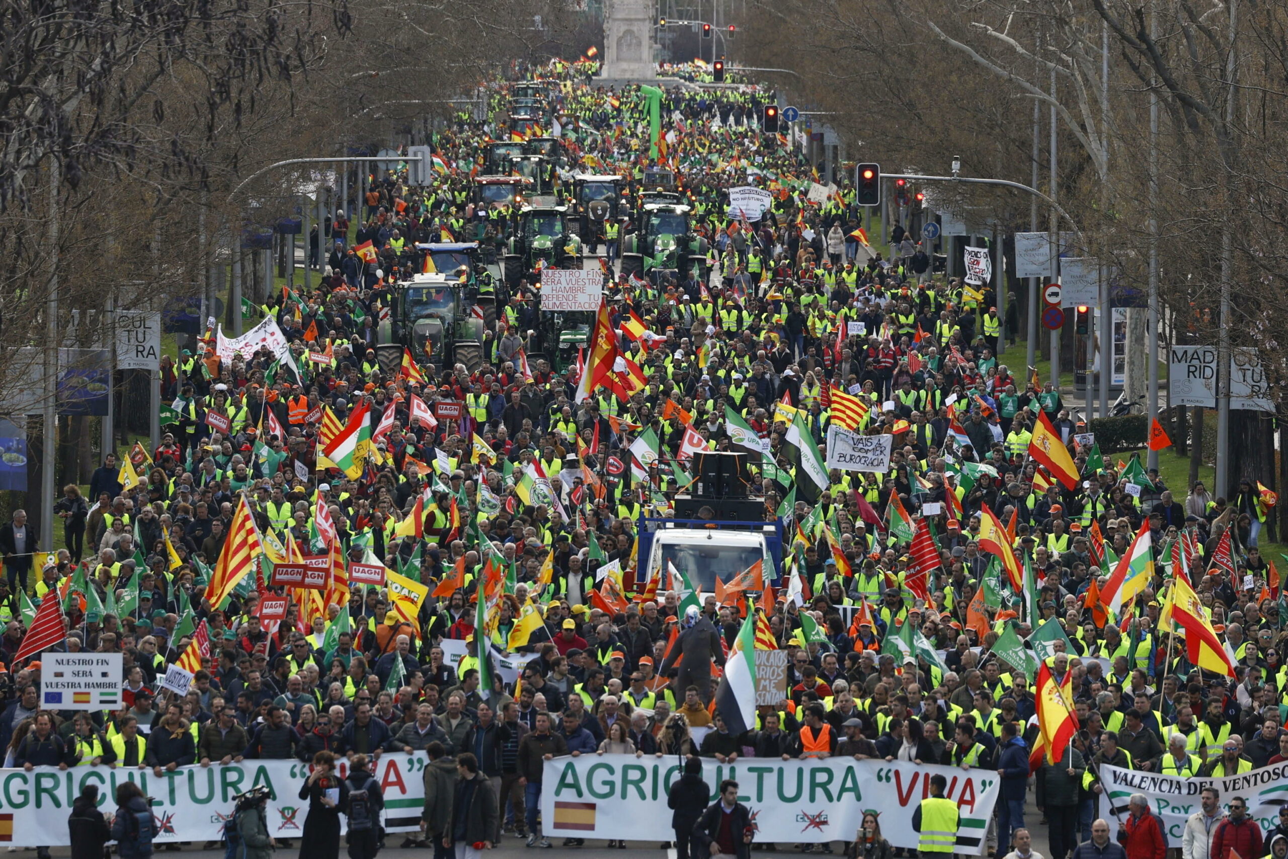 protesta agricoltori spagna